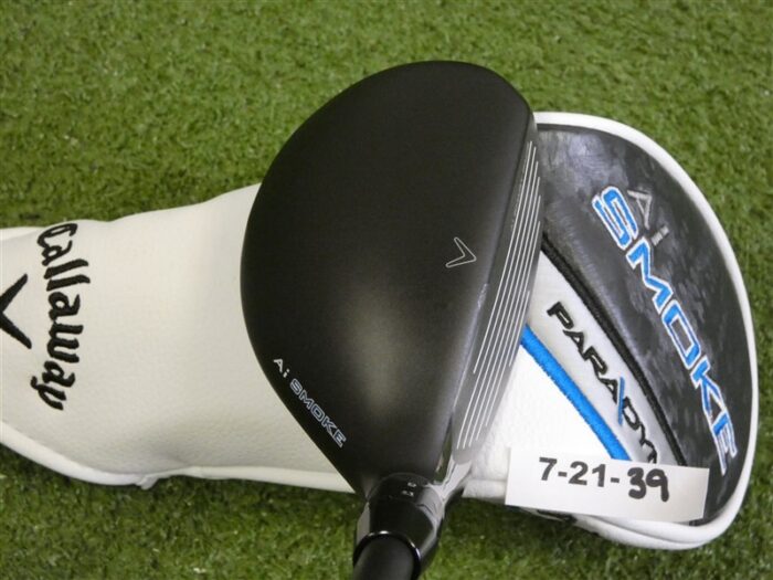 Callaway Paradym Ai Smoke 18* Left Hand 3 Hybrid Cypher 70 6.0 Stiff w Headcover