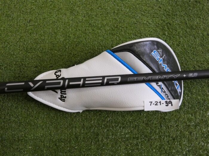 Callaway Paradym Ai Smoke 18* Left Hand 3 Hybrid Cypher 70 6.0 Stiff w Headcover
