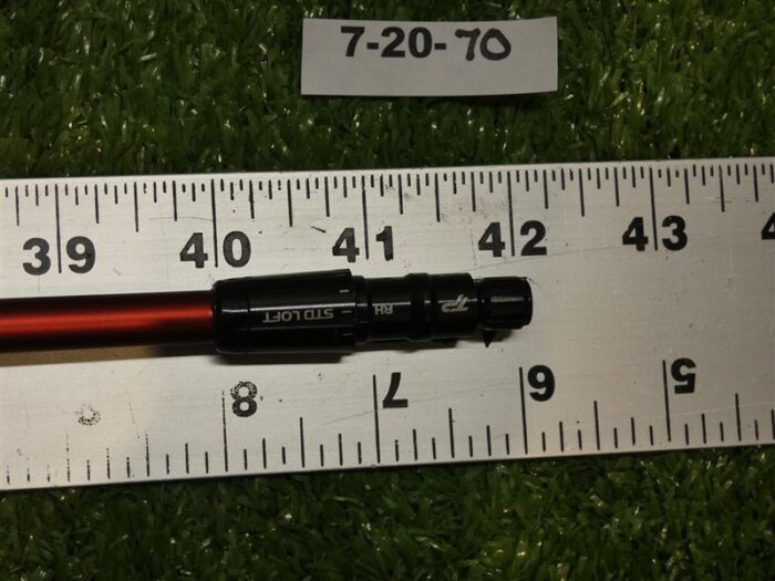 TaylorMade 2024 Ventus Red VeloCore+ 6 X Extra Stiff 3 Wood Shaft 42″ Mint