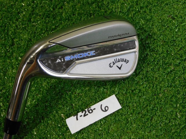 Callaway Paradym Ai Smoke Left Hand 7 Iron Elevate MPH 95 Regular Steel