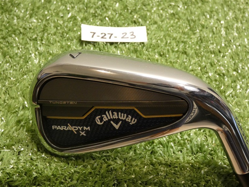 Callaway Paradym X 7 Iron HZRDUS 65g 5.5 Regular Graphite Excellent