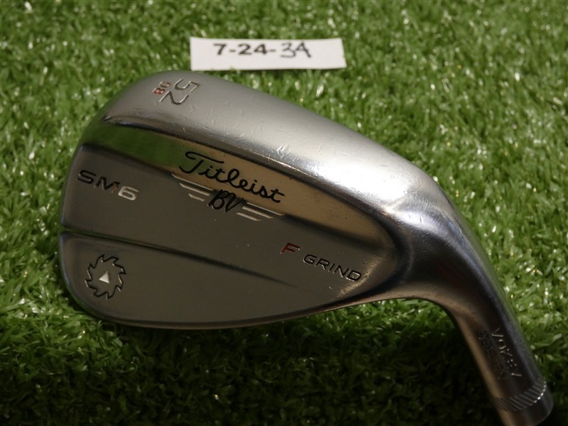 Titleist Vokey SM6 Tour Chrome 52* 8* Gap Wedge F Grind XP 90 R300 Regular Steel