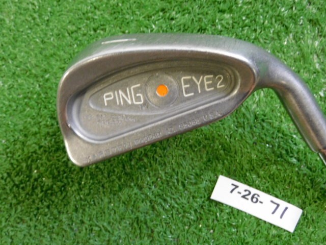 Ping Eye 2 1 Iron ZZ Lite Stiff Steel Orange Dot 2* Flat