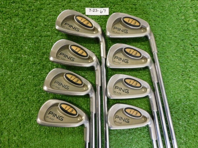 Ping i3 Blade Irons 3-W Cushin Z-Z65 Stiff Steel White Dot 3* Upright