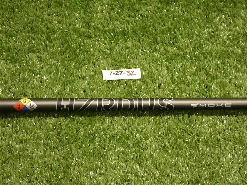 TaylorMade HZRDUS Smoke Black 60g 5.5 Regular 3 Wood Shaft 42.75″ Mint
