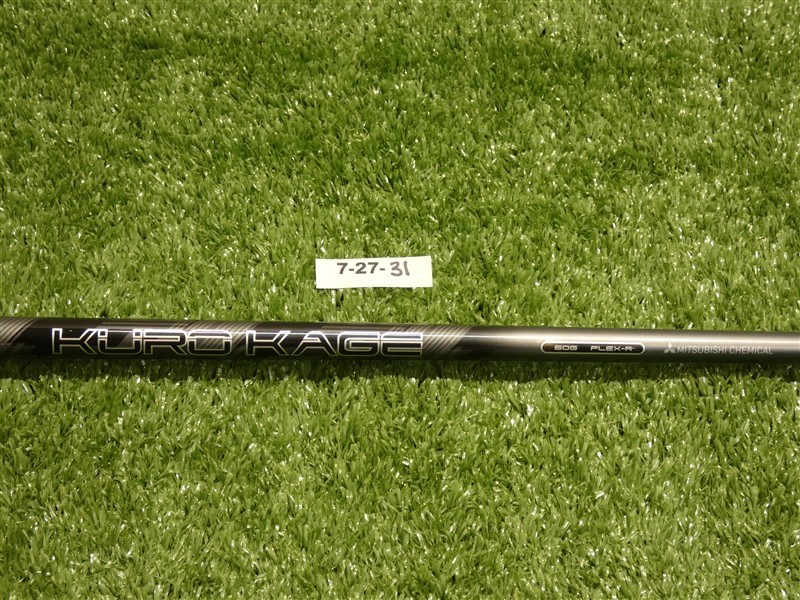TaylorMade Mitsubishi KuroKage TiNi 60g Regular 3 Wood Shaft 42.25″ Excellent