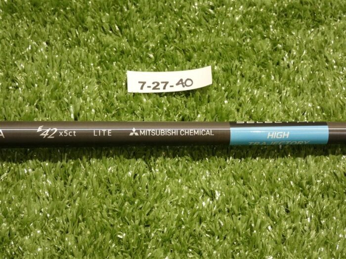 TaylorMade Mitsubishi Bassara E 42 x5ct Lite Senior 5 Wood Shaft 41.5″ Excellent