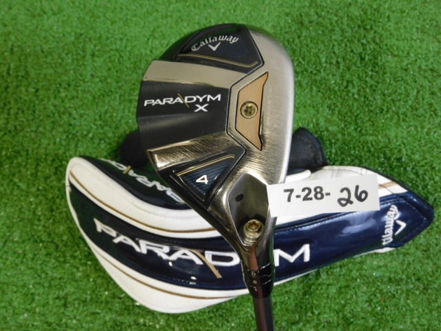 Callaway Paradym X 21* 4 Hybrid HZRDUS Silver 65g 5.5 Regular with HC & Mid Grip