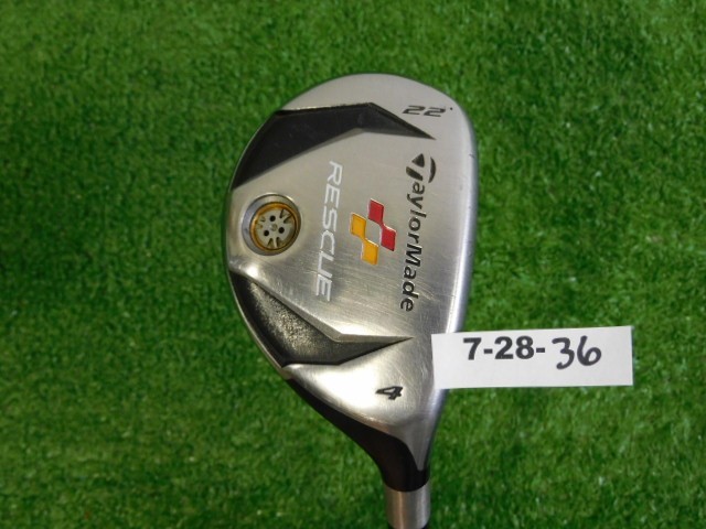 TaylorMade Rescue 2009 22* 4 Hybrid Aldila REAX 65 Stiff Graphite