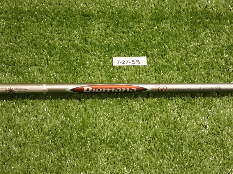 Titleist Mitsubishi Diamana M+ 60 Lite Senior Hybrid Shaft 39″ Excellent