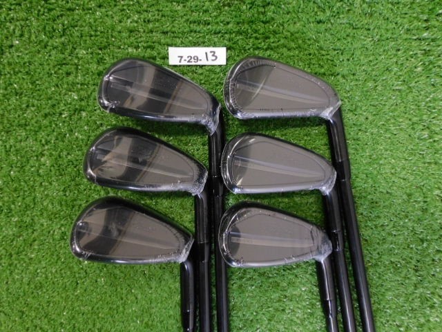 Titleist 2023 T200 Black Limited Irons 6-P, 48* W AMT S300 Stiff Steel +.5″ New