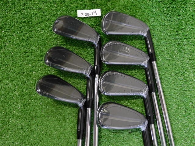 Titleist 2023 T200 Black Limited Irons 5-P, 48* W AMT S300 Stiff Steel +.5″ New