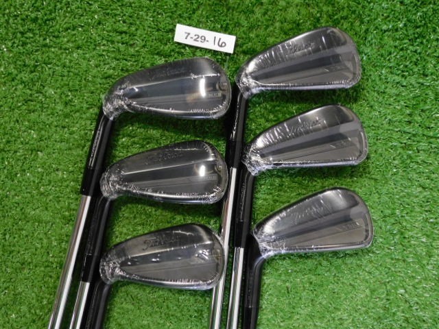 Titleist 2023 T150 Black Limited Left Hand Irons 5-P $-Taper 120 Stiff Pured New
