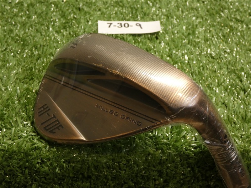 TaylorMade Milled Grind Hi-Toe 3 RAW 58* 10* Lob Wedge KBS 115 Steel New