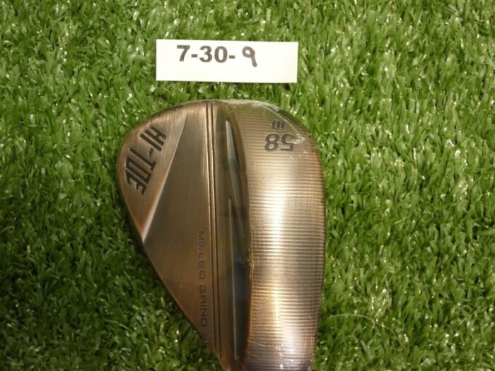 TaylorMade Milled Grind Hi-Toe 3 RAW 58* 10* Lob Wedge KBS 115 Steel New