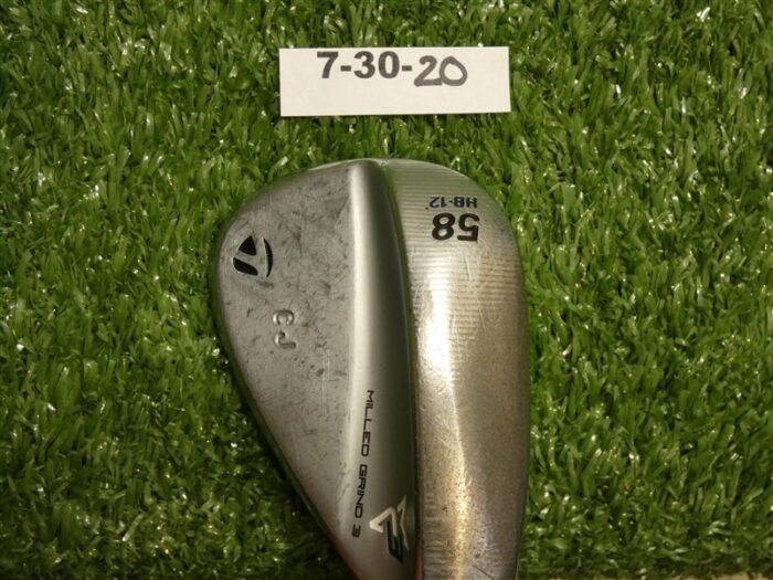 TaylorMade Milled Grind 3 MG3 Chrome 58* 12* Lob Wedge HB DG S400 Stiff Steel