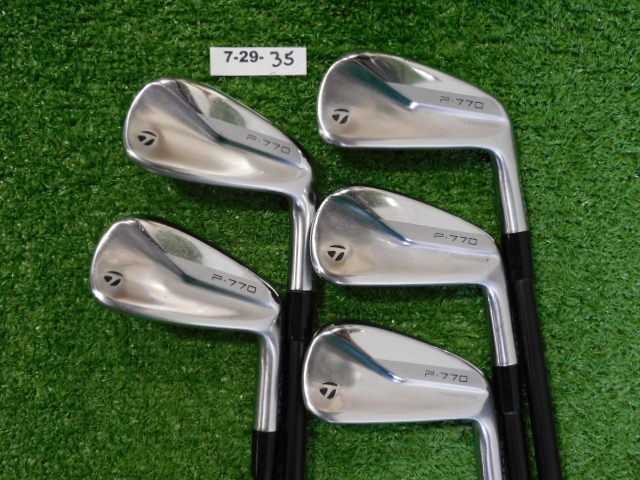 TaylorMade 2020 P770 Irons 5-9 (No P Wedge) KBS TGI 110 X Extra Stiff+ Mid +.5″