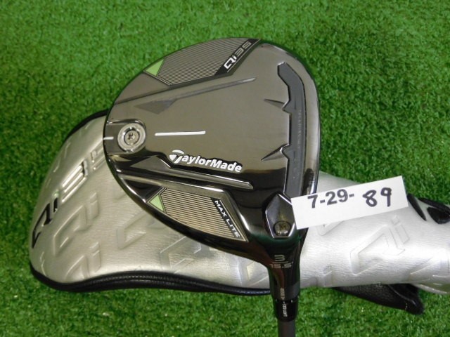 TaylorMade Qi35 Max Lite 15.5* 3 Wood AirSpeeder 50 A Senior w HC & Jumbo Grip