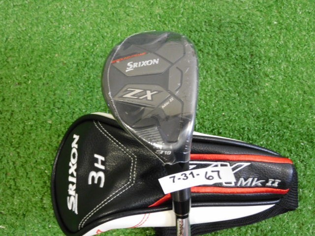 Srixon ZX MK II 19* 3 Hybrid Rescue HZRDUS Smoke RDX 80g 6.0 Stiff with HC New