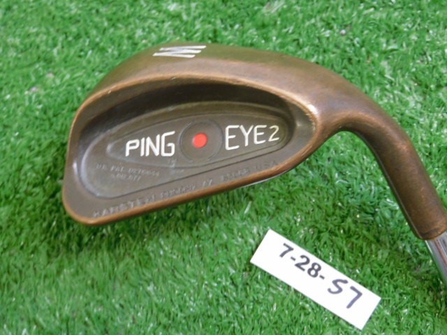 Ping Eye 2 Beryllium Copper BeCu W Pitching Wedge Stiff Steel Red Dot 1* Flat