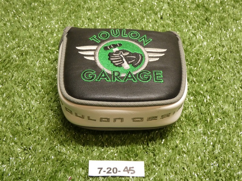 Odyssey Toulon Garage Mallet Putter Headcover White/Black/Green Excellent