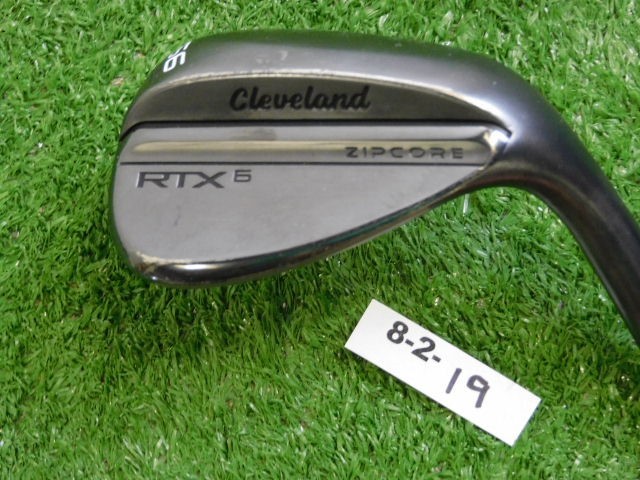 Cleveland RTX 6 ZipCore Black Satin 56* 8* Sand Wedge Low+ DG Spinner Steel