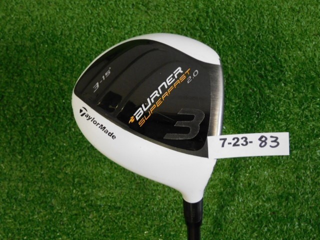 TaylorMade Burner SuperFast 2.0 15* 3 Wood REAX 4.8 Regular Oversize Grip 43.5″