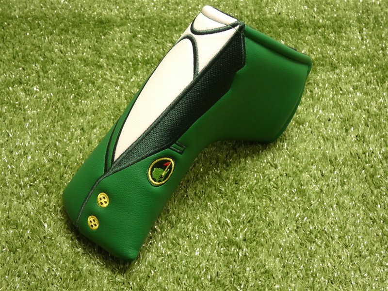 The Masters “Green Jacket” Magnetic Blade Putter Headcover New