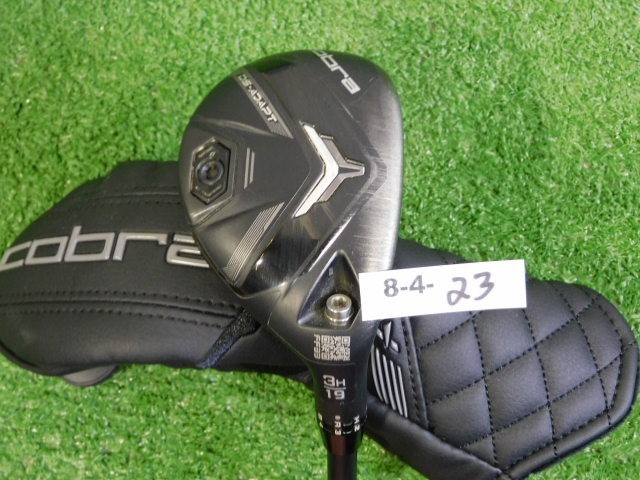 Cobra DS-Adapt 19* 3 Hybrid KBS PG 85 Stiff Graphite w HC & Mid Grip Excellent