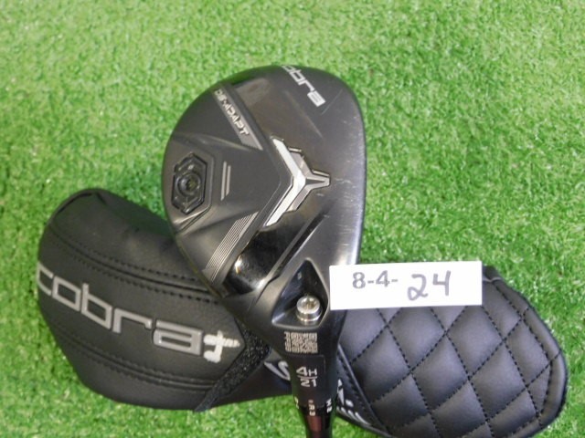 Cobra DS-Adapt 21* 4 Hybrid KBS PG 85 Stiff Graphite w HC & Mid Grip Excellent
