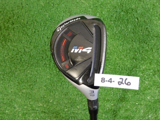 TaylorMade M4 19* 3 Hybrid Rescue Tour AD HY-85 Stiff Pured Graphite 40″