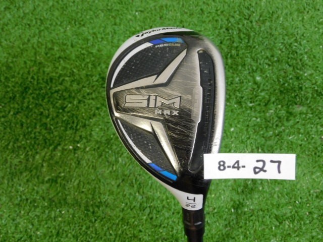 TaylorMade SIM Max 22* 4 Hybrid Rescue Ventus Blue 6 Regular Graphite