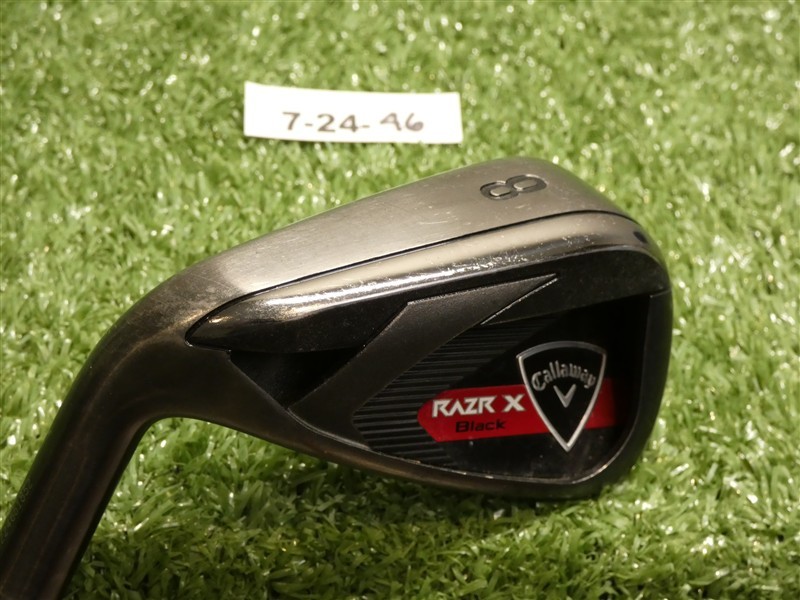 Callaway RAZR X Black Left Hand 8 Iron 75g Regular Graphite