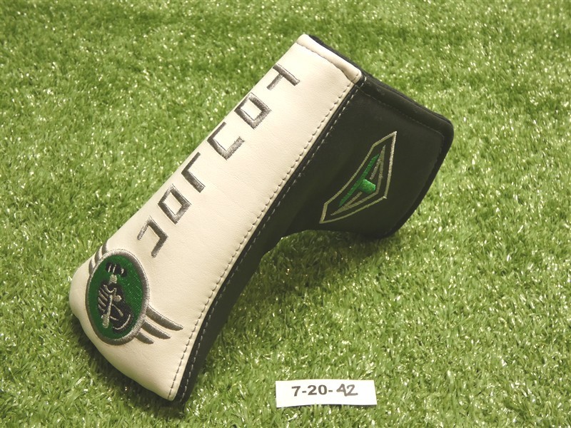 Odyssey Toulon Garage Blade Putter Headcover White/Black/Green Excellent