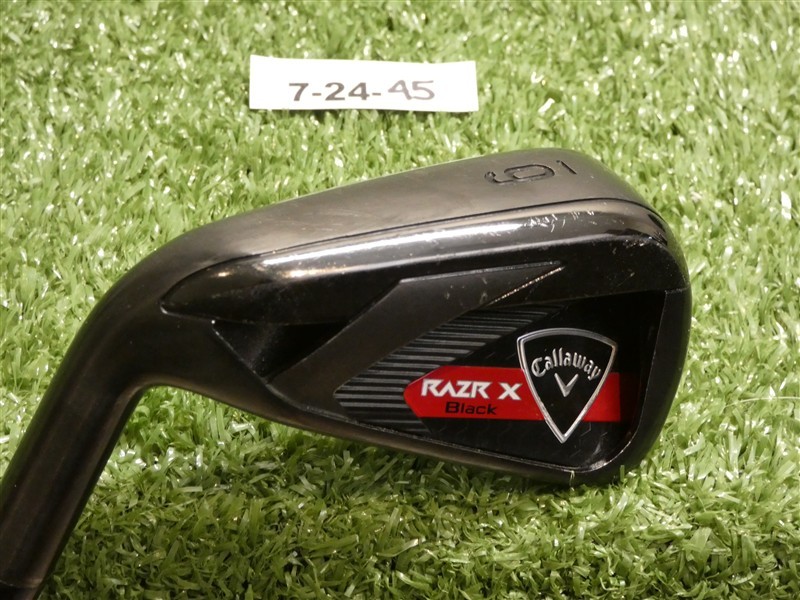 Callaway RAZR X Black Left Hand 6 Iron 75g Regular Graphite