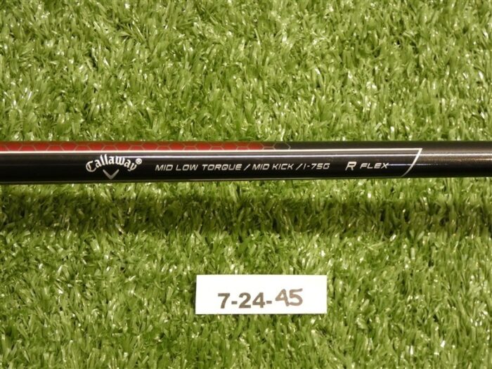 Callaway RAZR X Black Left Hand 6 Iron 75g Regular Graphite
