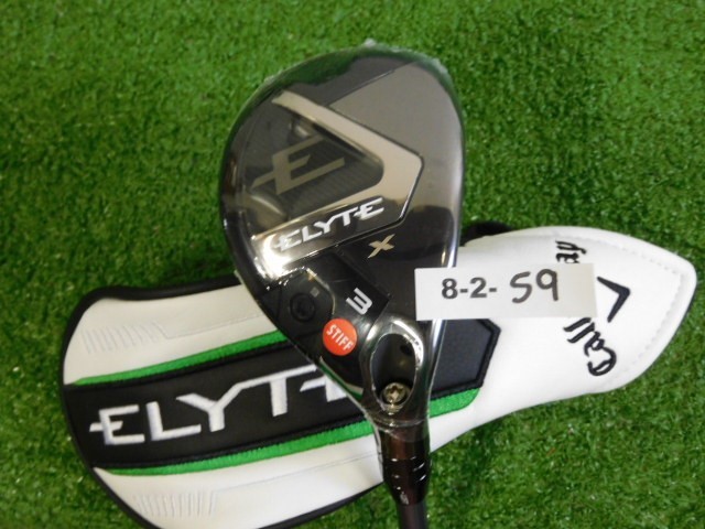 Callaway 2025 Elyte X 18* 3 Hybrid Denali Charcoal 70g 6.0 Stiff Graphite HC New