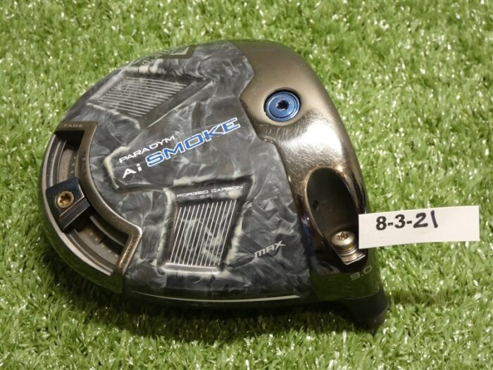 Callaway Paradym Ai Smoke Max 9.0* Driver HEAD ONLY with Headcover Excellent