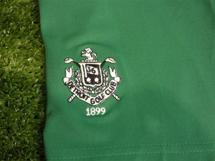 NEW Greg Norman RMC Staff Polo Golf Shirt C.C. Logo Evergreen Medium