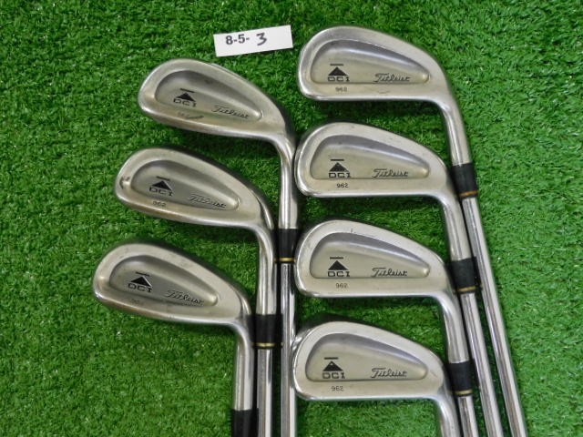 Titleist DCI 962 Irons 4-P Dynamic Gold S300 Stiff Steel +1.5″