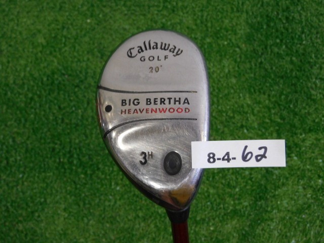 Callaway Big Bertha Heavenwood 20* 3 Hybrid RCH 75 Regular Graphite
