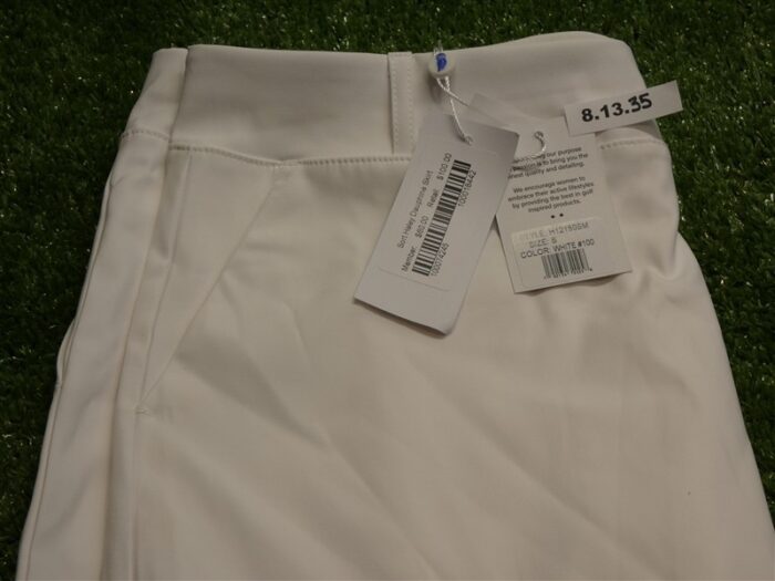 NEW Sport Haley Womens Dauphine Skirt Golf Skort White Small