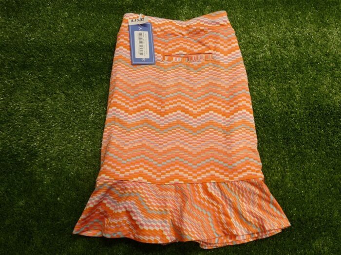 NEW Sport Haley Womens Parsons Skirt Golf Skort Pink/Orange Extra Large