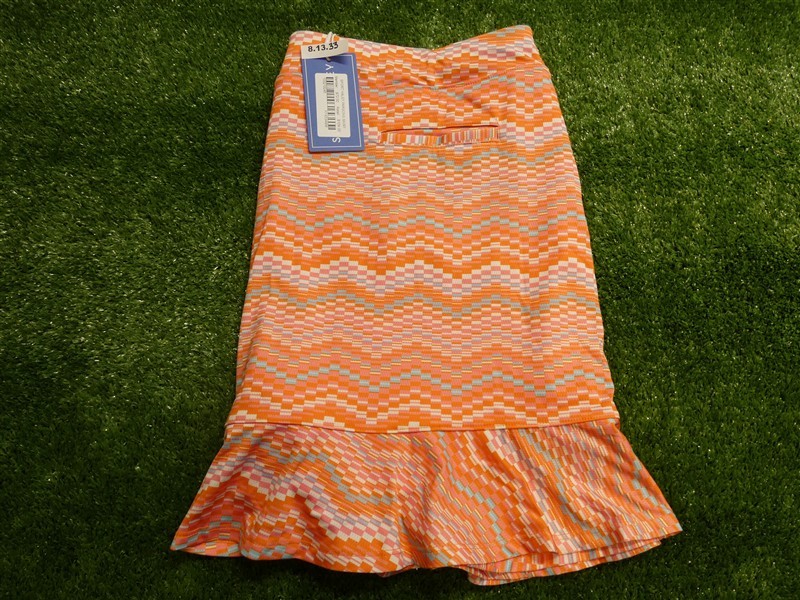 NEW Sport Haley Womens Parsons Skirt Golf Skort Pink/Orange Extra Large