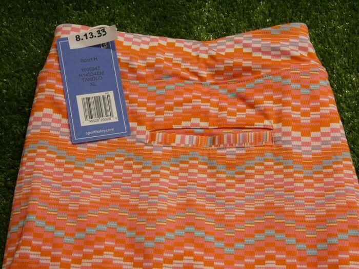 NEW Sport Haley Womens Parsons Skirt Golf Skort Pink/Orange Extra Large