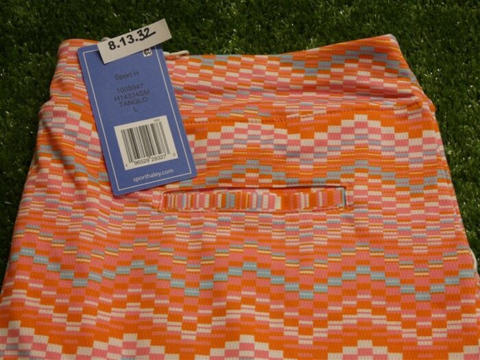 NEW Sport Haley Womens Parsons Skirt Golf Skort Pink/Orange Large