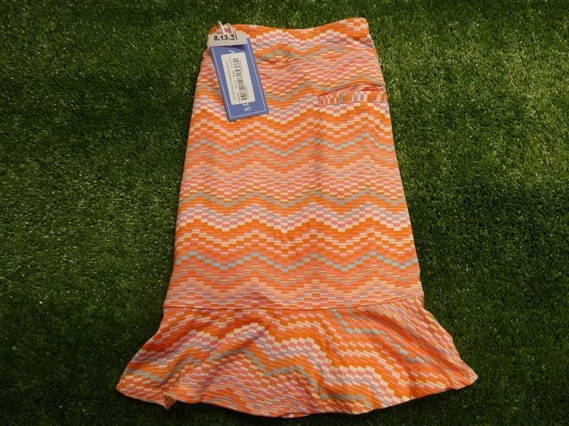 NEW Sport Haley Womens Parsons Skirt Golf Skort Pink/Orange Medium