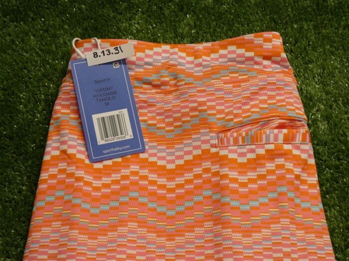 NEW Sport Haley Womens Parsons Skirt Golf Skort Pink/Orange Medium