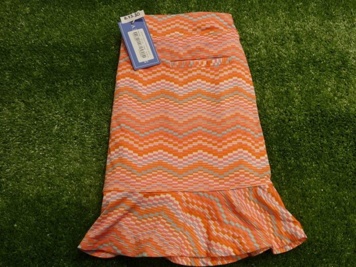NEW Sport Haley Womens Parsons Skirt Golf Skort Pink/Orange Small