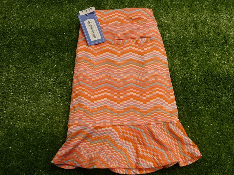 NEW Sport Haley Womens Parsons Skirt Golf Skort Pink/Orange Small